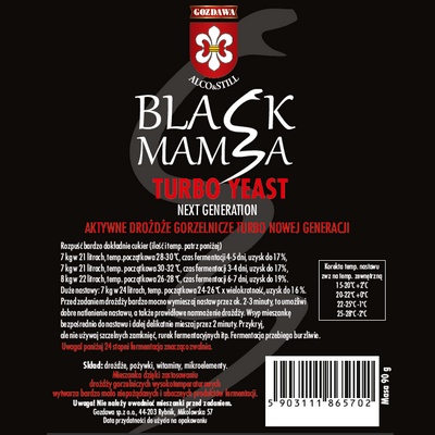 Turbo Yeast - Black Mamba