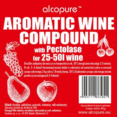 Drożdże Turbo - Aromatic Wine Compound